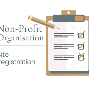Non-Profit Organisation Site Registration