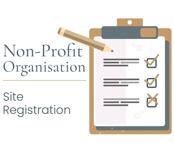 Non-Profit Organisation Site Registration Non-Profit Organisation Site Registration